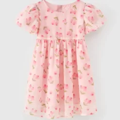 Rabity girls' short-sleeved chiffon dress 950.061