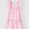 Rabity girls' short-sleeved rough dress 950.075
