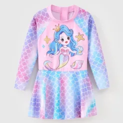 Girls' swimsuit (with shorts inside) Rabity 974.022