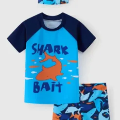 Rabity boy's swimsuit with shark hat 974.001